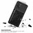 Custodia Silicone Ultra Sottile Morbida Cover con Magnetico S12D per Samsung Galaxy A91