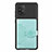 Custodia Silicone Ultra Sottile Morbida Cover con Magnetico S12D per Samsung Galaxy S10 Lite Azzurro