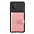 Custodia Silicone Ultra Sottile Morbida Cover con Magnetico S12D per Samsung Galaxy S10 Lite Rosa