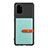 Custodia Silicone Ultra Sottile Morbida Cover con Magnetico S12D per Samsung Galaxy S20 Plus 5G Azzurro