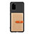 Custodia Silicone Ultra Sottile Morbida Cover con Magnetico S12D per Samsung Galaxy S20 Plus Khaki