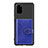 Custodia Silicone Ultra Sottile Morbida Cover con Magnetico S13D per Samsung Galaxy S20 Plus 5G