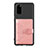 Custodia Silicone Ultra Sottile Morbida Cover con Magnetico S14D per Samsung Galaxy S20 5G Rosa