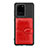 Custodia Silicone Ultra Sottile Morbida Cover con Magnetico S14D per Samsung Galaxy S20 Ultra 5G