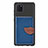 Custodia Silicone Ultra Sottile Morbida Cover con Magnetico S15D per Samsung Galaxy A81 Blu