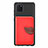 Custodia Silicone Ultra Sottile Morbida Cover con Magnetico S15D per Samsung Galaxy A81 Rosso