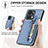 Custodia Silicone Ultra Sottile Morbida Cover con Magnetico S6D per Huawei Honor X7a