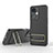 Custodia Silicone Ultra Sottile Morbida Cover con Supporto KC1 per OnePlus Nord CE 3 5G Nero