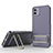 Custodia Silicone Ultra Sottile Morbida Cover con Supporto KC1 per Samsung Galaxy A04E Lavanda