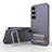 Custodia Silicone Ultra Sottile Morbida Cover con Supporto KC1 per Samsung Galaxy S23 Plus 5G Lavanda