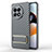 Custodia Silicone Ultra Sottile Morbida Cover con Supporto KC2 per OnePlus 11R 5G Grigio