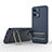 Custodia Silicone Ultra Sottile Morbida Cover con Supporto KC2 per Xiaomi Poco X5 5G
