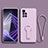 Custodia Silicone Ultra Sottile Morbida Cover con Supporto per Xiaomi Mi 11i 5G (2022) Lavanda