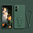 Custodia Silicone Ultra Sottile Morbida Cover con Supporto per Xiaomi Mi 11X 5G