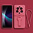 Custodia Silicone Ultra Sottile Morbida Cover con Supporto per Xiaomi Mi 13 Ultra 5G Rosso