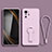 Custodia Silicone Ultra Sottile Morbida Cover con Supporto per Xiaomi Poco X3 GT 5G Lavanda