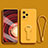 Custodia Silicone Ultra Sottile Morbida Cover con Supporto per Xiaomi Poco X5 5G Giallo