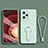 Custodia Silicone Ultra Sottile Morbida Cover con Supporto per Xiaomi Poco X5 5G Verde Pastello