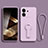 Custodia Silicone Ultra Sottile Morbida Cover con Supporto per Xiaomi Redmi K60 Ultra 5G Lavanda