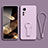 Custodia Silicone Ultra Sottile Morbida Cover con Supporto per Xiaomi Redmi Note 12S Lavanda