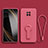 Custodia Silicone Ultra Sottile Morbida Cover con Supporto per Xiaomi Redmi Note 9T 5G Rosa Caldo