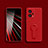 Custodia Silicone Ultra Sottile Morbida Cover con Supporto S01 per Xiaomi Poco X4 GT 5G Rosso