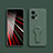 Custodia Silicone Ultra Sottile Morbida Cover con Supporto S01 per Xiaomi Poco X4 GT 5G Verde Notte