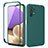 Custodia Silicone Ultra Sottile Morbida Cover Fronte e Retro 360 Gradi MJ1 per Samsung Galaxy A32 5G Verde