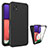 Custodia Silicone Ultra Sottile Morbida Cover Fronte e Retro 360 Gradi per Samsung Galaxy A22 5G Nero