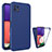 Custodia Silicone Ultra Sottile Morbida Cover Fronte e Retro 360 Gradi per Samsung Galaxy A22s 5G Blu