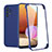 Custodia Silicone Ultra Sottile Morbida Cover Fronte e Retro 360 Gradi per Samsung Galaxy A32 5G Blu
