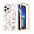 Custodia Silicone Ultra Sottile Morbida Cover Fronte e Retro 360 Gradi YJ2 per Apple iPhone 13 Pro Max Bianco