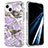 Custodia Silicone Ultra Sottile Morbida Cover Fronte e Retro 360 Gradi YJ2 per Apple iPhone 14 Plus Lavanda