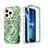 Custodia Silicone Ultra Sottile Morbida Cover Fronte e Retro 360 Gradi YJ3 per Apple iPhone 13 Pro Verde