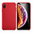 Custodia Silicone Ultra Sottile Morbida Cover S01 per Apple iPhone XR Rosso