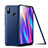 Custodia Silicone Ultra Sottile Morbida Cover S01 per Xiaomi Mi 8 Blu