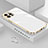 Custodia Silicone Ultra Sottile Morbida Cover S03 per Apple iPhone 13 Pro Max Bianco