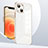 Custodia Silicone Ultra Sottile Morbida Cover S06 per Apple iPhone 13 Mini Bianco