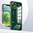 Custodia Silicone Ultra Sottile Morbida Cover S06 per Apple iPhone 13 Mini Verde