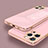 Custodia Silicone Ultra Sottile Morbida Cover S06 per Apple iPhone 14 Pro Oro Rosa