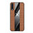 Custodia Silicone Ultra Sottile Morbida Cover X02L per Samsung Galaxy A70S Marrone