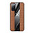 Custodia Silicone Ultra Sottile Morbida Cover X02L per Samsung Galaxy S20 FE 4G Marrone
