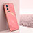 Custodia Silicone Ultra Sottile Morbida Cover XL1 per OnePlus 9 Pro 5G Rosa Caldo