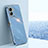 Custodia Silicone Ultra Sottile Morbida Cover XL1 per Oppo A57 5G Blu