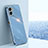 Custodia Silicone Ultra Sottile Morbida Cover XL1 per Oppo A77s Blu