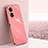 Custodia Silicone Ultra Sottile Morbida Cover XL1 per Oppo A78 4G Rosa Caldo