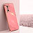 Custodia Silicone Ultra Sottile Morbida Cover XL1 per Xiaomi Poco F3 5G Rosa Caldo