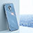 Custodia Silicone Ultra Sottile Morbida Cover XL1 per Xiaomi Redmi Note 9 5G Blu