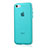 Custodia Silicone Ultra Sottile Morbida Laterale Opaca per Apple iPhone 5C Cielo Blu