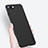 Custodia Silicone Ultra Sottile Morbida R01 per Apple iPhone 7 Plus Nero